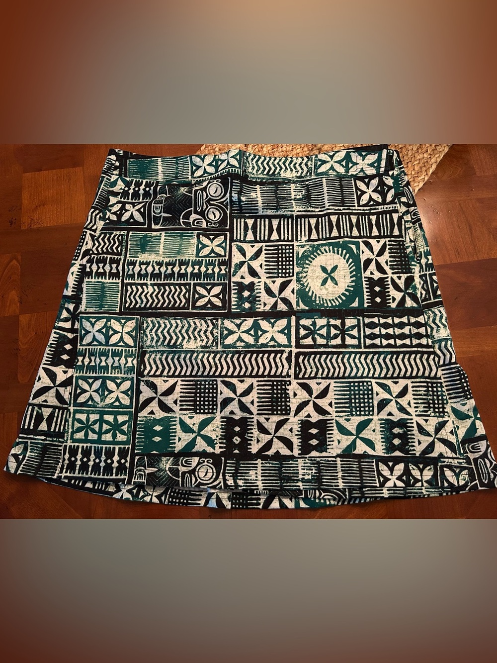 Ripskirt Geometric Block Print Skirt